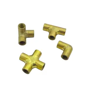 custom brass machining parts investment casting pipe fitting aluminum metal titanium laser cutting turned tube