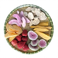 Halal gecertificeerde gevriesdroogde gemengde fruitschijfjes variatiepakket snack bulk