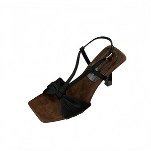 Nuevas Sandalias de Tacón Alto con Punta Cuadrada y Abierta, Estilo Francés, para Mujer, Elegantes, para Vestir, para Bodas, Calzado Femenino - Product Image 5