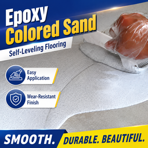 Nouvelle <span class=keywords><strong>peinture</strong></span> de <span class=keywords><strong>sol</strong></span> en sable coloré pour la rénovation intérieure et extérieure, universelle, imperméable et antidérapante - Product Image 1