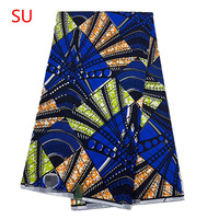 Kinshasa Coton Wax Super Véritable Tissu Imprimé Garanti Wax Pour Robes de Soirée