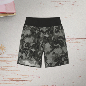 <b>Men's</b> Black Floral <b>Camo</b> <b>Shorts</b> Casual Summer Athletic Beachwear Elastic Waist Lightweight Streetwear Regular Fit Everyday Sports - Product Image 2