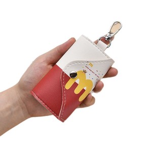New Nylon Zipper Water Resistant Key Storage <b>Pouch</b> Versatile Accessory Bag Portable Anti Loss Keychain Hook for Unisex Keys - Product Image 5