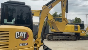 2021 modèle Caterpillar CAT305.5 Mini pelle utilisée 5ton Machine 47kW chenille Hengli moteur hydraulique - Product Image 2