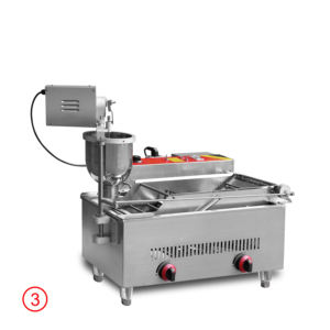 Máquina para Hacer Donas de Acero Inoxidable, Freidora Automática para Panadería, Alta Capacidad 850-1200 Piezas/H, Comercial - Product Image 3