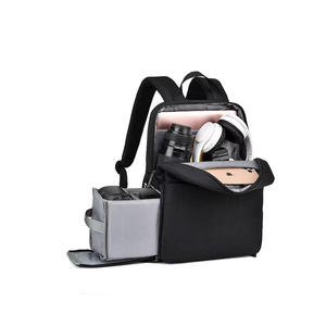 Professional Laptop Backpack L4 Generation Double Layer Large Capacity <b>Travel</b> Bag <b>Tripod</b> Holder Waterproof Camera Backpack - Product Image 5