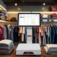 Máquina POS Todo en Uno para Restaurantes y Supermercados, Sistema Windows y Android, Pantalla de 15.6 Pulgadas 4:3 1366x768, Interfaz USB, Táctil