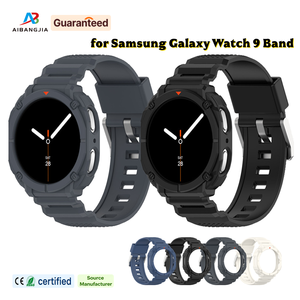 Correa Resistente a Impactos para Samsung Galaxy Watch 9 44mm 40mm con Funda, Correa Robusta y Duradera para Galaxy Watch <span class=keywords><strong>8</strong></span> - Product Image 1