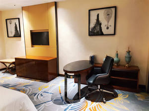 أثاث فندقي نوعية جيدة غرفة المعيشة شقة غرفة نوم مجموعات المعاصرة الحديثة الداخلي الخشب الصلب بيت الضيافة - Product Image 6