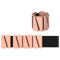 Pesas de Silicona Resistentes al Agua y al Sudor para Muñeca y Tobillo, Ajustables de 2/4 Libras, Brazalete con Peso para Fitness, Yoga, Correr y Entrenamiento de Fuerza