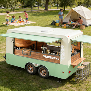 Commercial Concession Food <b>Trailer</b> Durable Mobile Cart for Street Snack Business - Product Image 1