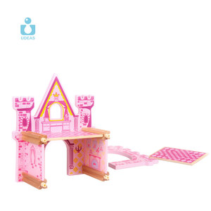 Jouets éducatifs pour enfants, blocs de construction <span class=keywords><strong>en</strong></span> <span class=keywords><strong>bois</strong></span>, maison de poupée, château, puzzles 3D - Product Image 5