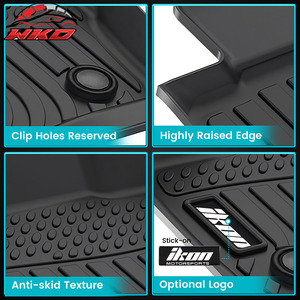 Fits For Ford Fusion & For Lincoln MKZ 2017-2020 All Weather TPE Floor <b>Mats</b> Liner Carpets 3D Molded Waterproof - Product Image 3