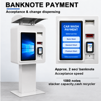 Kiosques de paiement en libre-service pour lave-auto, terminal de paiement à écran tactile pour station-service et parking