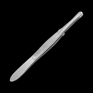 Pince à épiler pour cils Morning Industry en acier inoxydable 10 mm, précision, embout plat et rond - Product Image 2