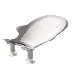 Support de lavabo pour bébé gris réglable en hauteur 0-12 mois pour utilisation sur les toilettes - Product Image 2