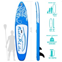 FUNWATER Livraison gratuite Dropshipping OEM Prix gonflable Planches de surf Paddle Board sup Paddleboard Surf Rescue Body Board