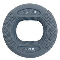 Anillo de agarre de silicona reutilizable para gimnasio de alta calidad, junta tórica, goma lavable, mejora el agarre manual, entrenamiento para masaje de dedos