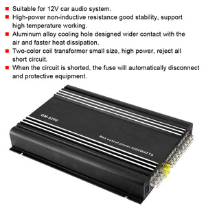 Amplificateurs de puissance pour voiture <span class=keywords><strong>Soway</strong></span> OP-T Yh705, amplificateur de casque professionnel OEM, 4 canaux, amplificateur audio stéréo en métal pour voiture - Product Image 4