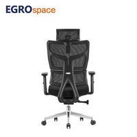 Fauteuil de bureau ergonomique à dossier haut en maille EGROspace Foshan avec appui-tête inclinable et pivotant – Fabrication par l'usine CEO