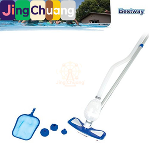 Jingchuang58234 Accesorios para Piscina, Soporte para Piscina, Juego de Limpieza para Piscina Trapezoidal de 2.79M - Product Image 3