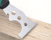 Couteau à mastic multifonctionnel en acier inoxydable, spatule, grattoir multifonction, couteau à nettoyer, truelle