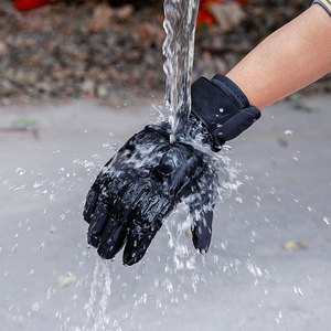 Guantes de Motocicleta de Cuero Transpirables para Uso en Exteriores, MOQ Bajo, Más Vendidos, Talla Personalizada, Impermeables, para Carreras - Product Image 6