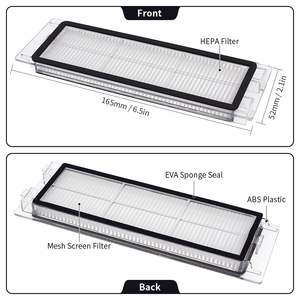 Filtre <span class=keywords><strong>Hepa</strong></span> Pièces de rechange pour filtres compatibles avec l'aspirateur robot <span class=keywords><strong>Roborock</strong></span> S6 MaxV, S6, S6 Pure, <span class=keywords><strong>S5</strong></span>, <span class=keywords><strong>S5</strong></span> <span class=keywords><strong>Max</strong></span>, S4 <span class=keywords><strong>Max</strong></span>, S4, E5 - Product Image 2