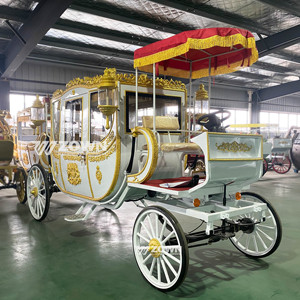 Chariot royal électrique sans chevaux, couleur et logo personnalisables, pour la location à des événements, sites touristiques et manoirs - Product Image 4