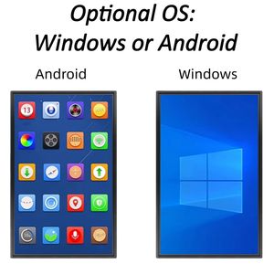 شاشة إعلانات رقمية تعمل بنظام أندرويد للتثبيت على الحائط مقاس 32 و43 و50 و55 و65 بوصة، شاشة LCD للإعلانات ولوحة قائمة رقمية وشاشة إعلانات داخلية - Product Image 4