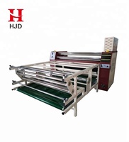 Presse à chaud industrielle à rouleaux de 800 mm avec chauffage à l'huile intégral à 100 %, calandre rotative ultra-rapide de 800 m/h pour vêtements de sport