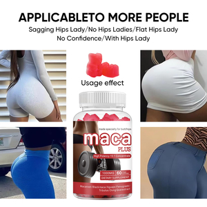 Gomitas de Maca <span class=keywords><strong>Peruana</strong></span> Gelatinizada con Sabor Natural a Frutas, Orgánica, Negra, Roja y Amarilla, 1900 mg por Porción - Product Image 6