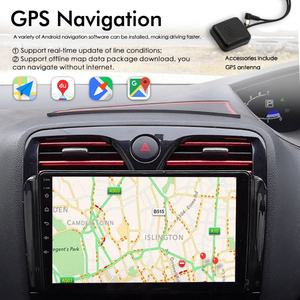 Radio de Coche con Pantalla Táctil Android 13, GPS con Control por Voz AI para Nissan Serena 2012 2013 C26, Estéreo Bluetooth, Reproductor Multimedia de Video, CarPlay - Product Image 6