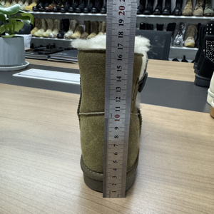 LXG, Bottes d'hiver pour femmes, design floral perlé, Hua Singh, vert olive, bottes <span class=keywords><strong>de</strong></span> neige, froid arctique, fermeture à un seul bouton, HSX009 - Product Image 5
