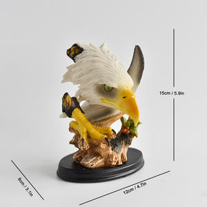 Life-Size American Bald <span class=keywords><strong>Eagle</strong></span> 3D Resina Artesanato Ornamento Eco-Friendly High-End Decoração para Escritório ou Hotel Modelo Realista - Product Image 6