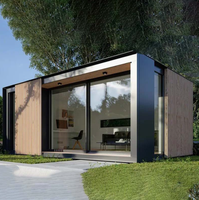 CE 20Ft 40ft Maison Conteneur Modulaire Préfabriquée Pliable et Mobile, Type Villa, avec Une Chambre, pour Café, Bureau ou Habitation
