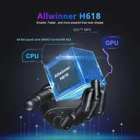 Boîtier TV intelligent Android H618 personnalisé, décodeur 4K, réseau haut débit, facilité d'utilisation, application de test gratuite, regarder les chaînes du Royaume-Uni/l'UE/les États-Unis en format M3U