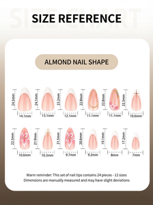 <span class=keywords><strong>Faux</strong></span> <span class=keywords><strong>ongles</strong></span> de luxe 3D à presser, courts, forme amande, French manucure, réutilisables, roses et blancs, pour salon de beauté, vente en gros - Product Image 6