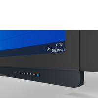 Pizarra Digital LED Táctil Interactiva Inteligente 4K con Relación de Aspecto 16:9 y 1 Año de Garantía para Educación