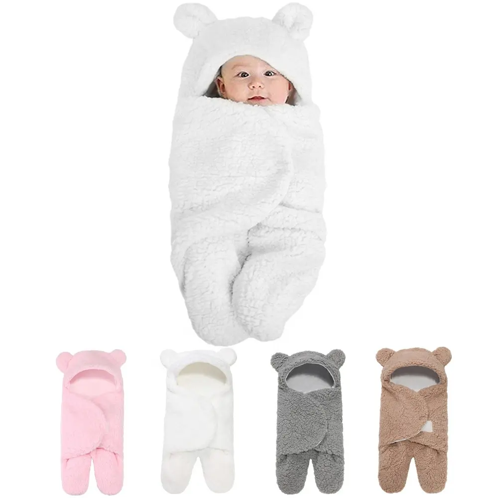Recién Nacido durmiendo de manta de bebé de algodón de niños niñas lindo manta bolsa de dormir saco de dormir (0-6 meses)