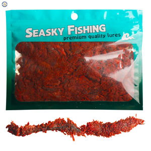 Cebo de lombriz de arena marinado 85g, semiseco, entero y conservado para pesca de fondo de peces de agua dulce - Product Image 3