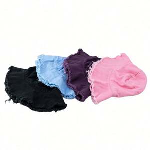 Chapeau Bob Femme Tendance Été en Coton Lavé, Personnalisable avec Logo, Couleur Unie, Pliable, Bord Effiloché, Vente en Gros - Product Image 2