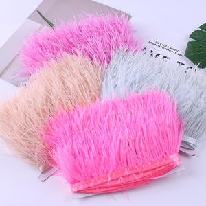 Flecos de plumas de avestruz <span class=keywords><strong>para</strong></span> decoración de ropa, encaje <span class=keywords><strong>para</strong></span> decoración de prendas, <span class=keywords><strong>el</strong></span> <span class=keywords><strong>mejor</strong></span> precio, 10-15cm - Product Image 3