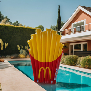 Oem Tùy Chỉnh PVC Không Khí Thổi <span class=keywords><strong>Inflatable</strong></span> Nước Nệm Sống Động Như Thật Quảng Cáo Khuyến Mại Đồ Chơi Khoai Tây Chip Không Khí Giường Cho Hồ Bơi Sử Dụng - Product Image 1