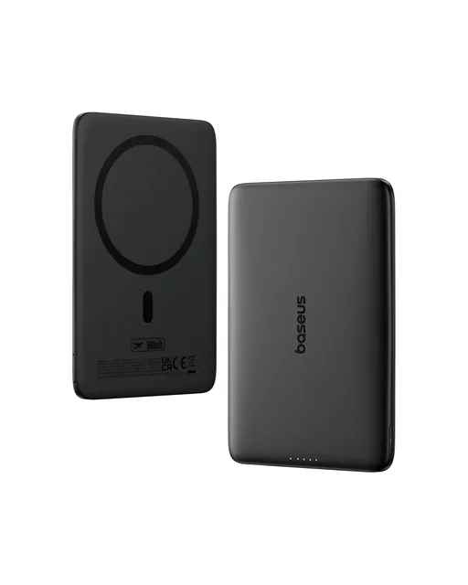 Baseus 5000mAh Magnetic Power Bank 15W Wireless 20W Wired Charging Thin Card-Sized Slim Portable Powerbank for Smart Phones
