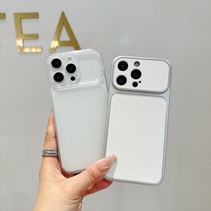 For iPhone 16/17 Big <b>Window</b> Corning Case Lambskin Texture Printable Custom Logo Slim Shockproof Protective <b>Cover</b> - Product Image 5