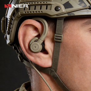 Auriculares Tácticos NIER DZ03 Ligeros con Cancelación Activa de Ruido (ENC) y Gancho para la Oreja, Cómodos de Usar - Product Image 6