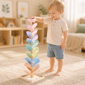 Fabricant leader de blocs sensoriels réutilisables en bois aux tons neutres et écologiques pour bébés, améliorant la concentration et les compétences sensorielles - Product Image 4