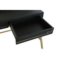 BUREAU EN MÉTAL MANGO 119x70x93.5 NOIR