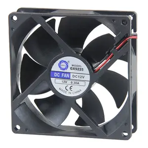 MEIXING GX9225 12V DC 0.3A 3400RPM 2,8 W 92x92x25mm ventilador de refrigeración de flujo axial Cojinete de bolas ventilador de refrigeración axial de flujo de aire grande